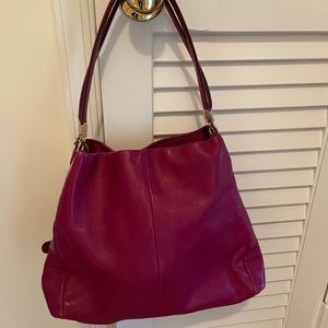 Coach Leather Madison Phoebe Shoulder Bag